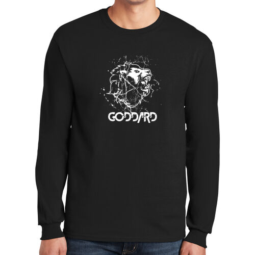 Goddard (splatter) - Ultra Cotton &#174; 100% Cotton Long Sleeve T Shirt Thumbnail